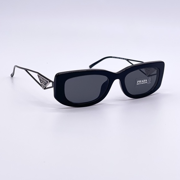 NEW PRADA PR14YS 1AB5S0 BLACK PR 14YS UNISEX SUNGLASSES SPR 14Y EYEWEAR - Picture 5 of 12